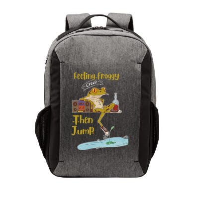 Feeling Froggy Then Jump Frog Apparel Vector Backpack