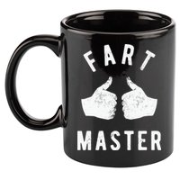 Funny Fart Thumbs Up Toilet Humor 11oz C Handle Ceramic Mug