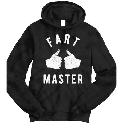 Funny Fart Thumbs Up Toilet Humor Tie Dye Hoodie