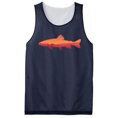 Fly Fishing , Trout Fishing Tee, Fishing Lover Mesh Reversible Basketball Jersey Tank