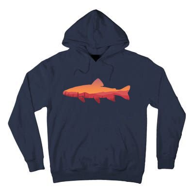 Fly Fishing , Trout Fishing Tee, Fishing Lover Tall Hoodie