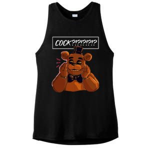 Freddy Fazbear Tfnaf Five Nights At Freddys Meme Halloween Ladies PosiCharge Tri-Blend Wicking Tank