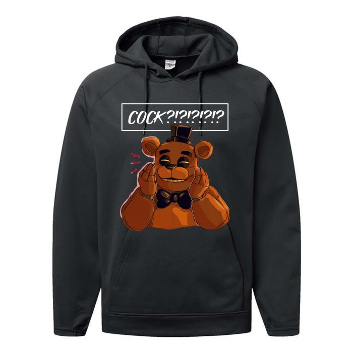 Freddy Fazbear Tfnaf Five Nights At Freddys Meme Halloween Performance Fleece Hoodie