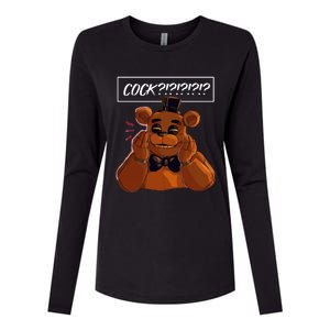 Freddy Fazbear Tfnaf Five Nights At Freddys Meme Halloween Womens Cotton Relaxed Long Sleeve T-Shirt