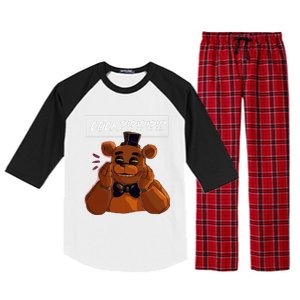 Freddy Fazbear Tfnaf Five Nights At Freddys Meme Halloween Raglan Sleeve Pajama Set