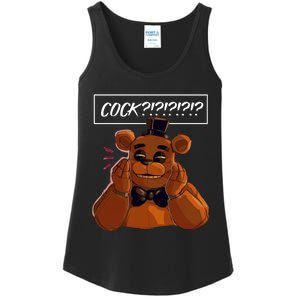 Freddy Fazbear Tfnaf Five Nights At Freddys Meme Halloween Ladies Essential Tank