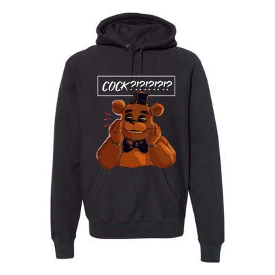 Freddy Fazbear Tfnaf Five Nights At Freddys Meme Halloween Premium Hoodie