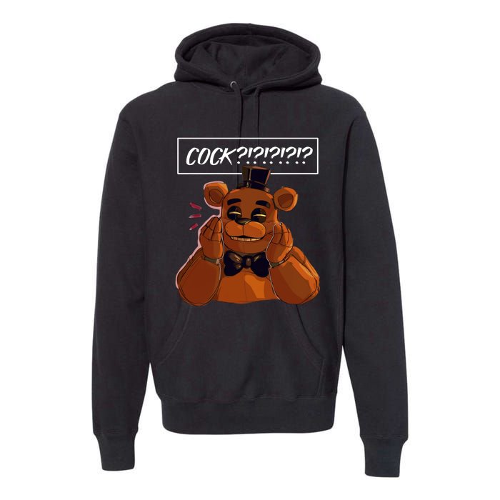 Freddy Fazbear Tfnaf Five Nights At Freddys Meme Halloween Premium Hoodie