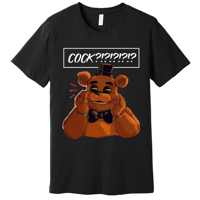 Freddy Fazbear Tfnaf Five Nights At Freddys Meme Halloween Premium T-Shirt