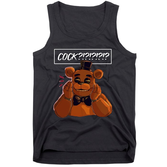 Freddy Fazbear Tfnaf Five Nights At Freddys Meme Halloween Tank Top