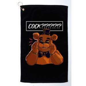 Freddy Fazbear Tfnaf Five Nights At Freddys Meme Halloween Platinum Collection Golf Towel