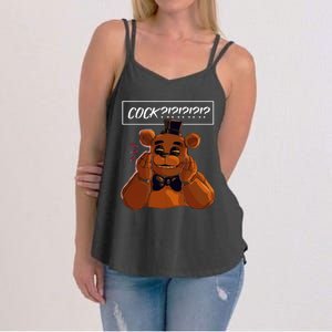 Freddy Fazbear Tfnaf Five Nights At Freddys Meme Halloween Women's Strappy Tank