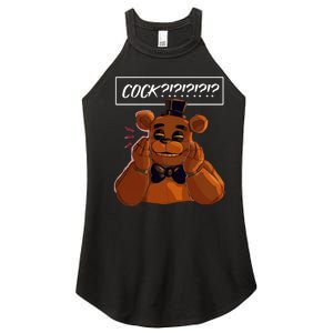 Freddy Fazbear Tfnaf Five Nights At Freddys Meme Halloween Women's Perfect Tri Rocker Tank