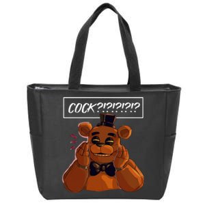 Freddy Fazbear Tfnaf Five Nights At Freddys Meme Halloween Zip Tote Bag