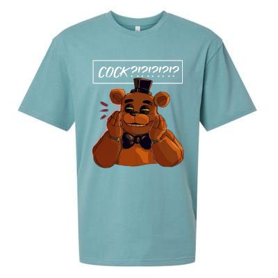 Freddy Fazbear Tfnaf Five Nights At Freddys Meme Halloween Sueded Cloud Jersey T-Shirt