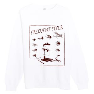 Fly Fishing Tying Funny Fisherman Christmas Fathers Day Gift Short Sleeve Premium Crewneck Sweatshirt