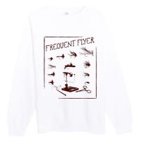 Fly Fishing Tying Funny Fisherman Christmas Fathers Day Gift Short Sleeve Premium Crewneck Sweatshirt