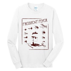 Fly Fishing Tying Funny Fisherman Christmas Fathers Day Gift Short Sleeve Tall Long Sleeve T-Shirt