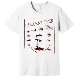 Fly Fishing Tying Funny Fisherman Christmas Fathers Day Gift Short Sleeve Premium T-Shirt