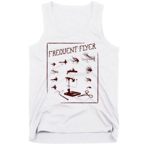 Fly Fishing Tying Funny Fisherman Christmas Fathers Day Gift Short Sleeve Tank Top