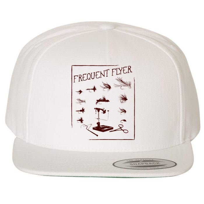 Fly Fishing Tying Funny Fisherman Christmas Fathers Day Gift Short Sleeve Wool Snapback Cap