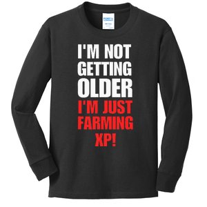 Funny Fantasy Tabletop RPG Gamer Kids Long Sleeve Shirt