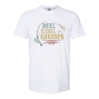 Funny Fishing Tee Vintage Reel Cool Grandpa Softstyle® CVC T-Shirt