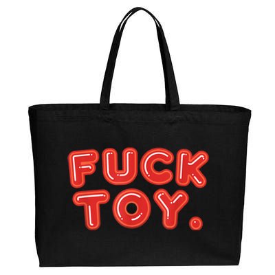 Funny Fuck Toy Vintage Retro BDSM LGBT Kinky Sex Lover Gift Cotton Canvas Jumbo Tote