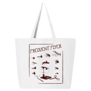 Fly Fishing Tying Funny Fisherman Christmas Fathers Day Gift Short Sleeve 25L Jumbo Tote