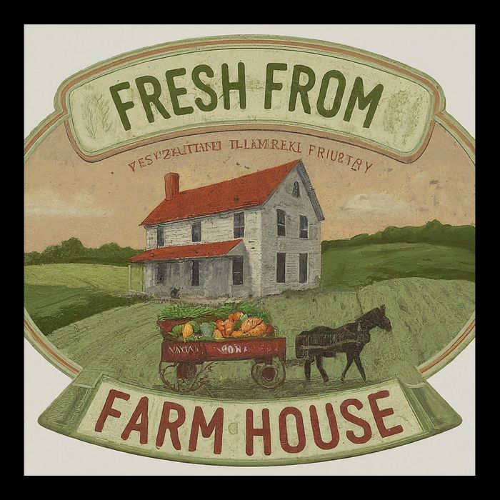 Fresh From The Farm House 16 in Basic Backpack