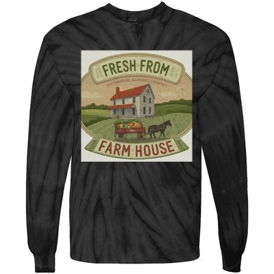 Fresh From The Farm House Tie-Dye Long Sleeve Shirt