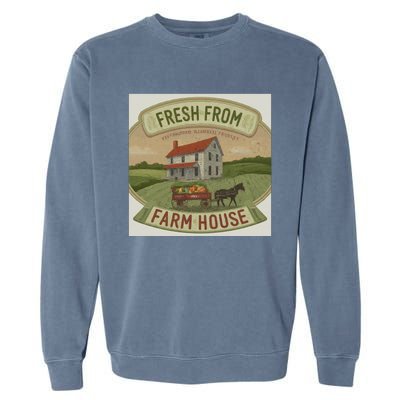 Fresh From The Farm House Garment-Dyed Sweatshirt