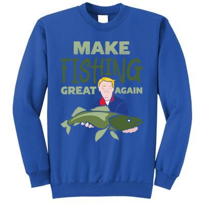 Funny Fisher Trump Tee Make Fishing Great Again Great Gift Sweatshirt