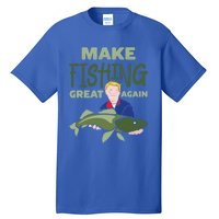 Funny Fisher Trump Tee Make Fishing Great Again Great Gift Tall T-Shirt