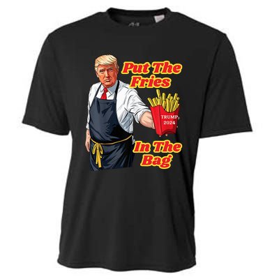 French Fries Trump Fast Food Put The Fries In The Bag 2024 Cooling Performance Crew T-Shirt