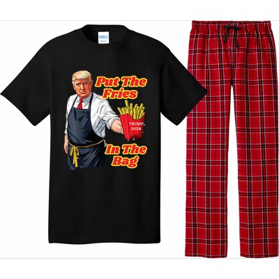 French Fries Trump Fast Food Put The Fries In The Bag 2024 Pajama Set