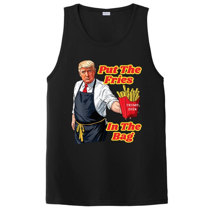 French Fries Trump Fast Food Put The Fries In The Bag 2024 PosiCharge Competitor Tank