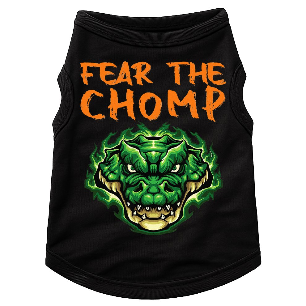 Florida Fear The Chomp Gator For Men And Women Doggie Tank