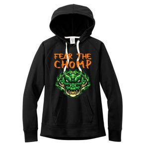 Florida Fear The Chomp Gator For Men And Women Women's Fleece Hoodie