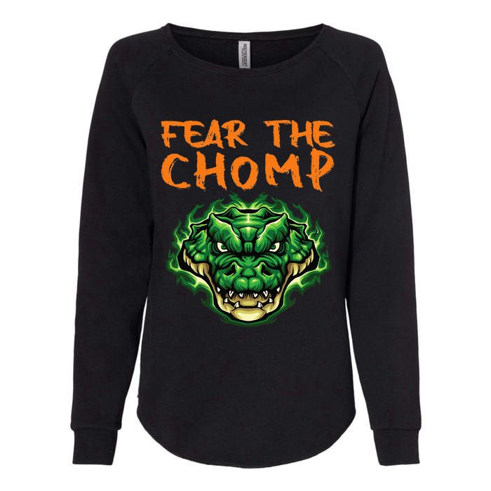 Florida Fear The Chomp Gator For Men And Women Womens California Wash Sweatshirt