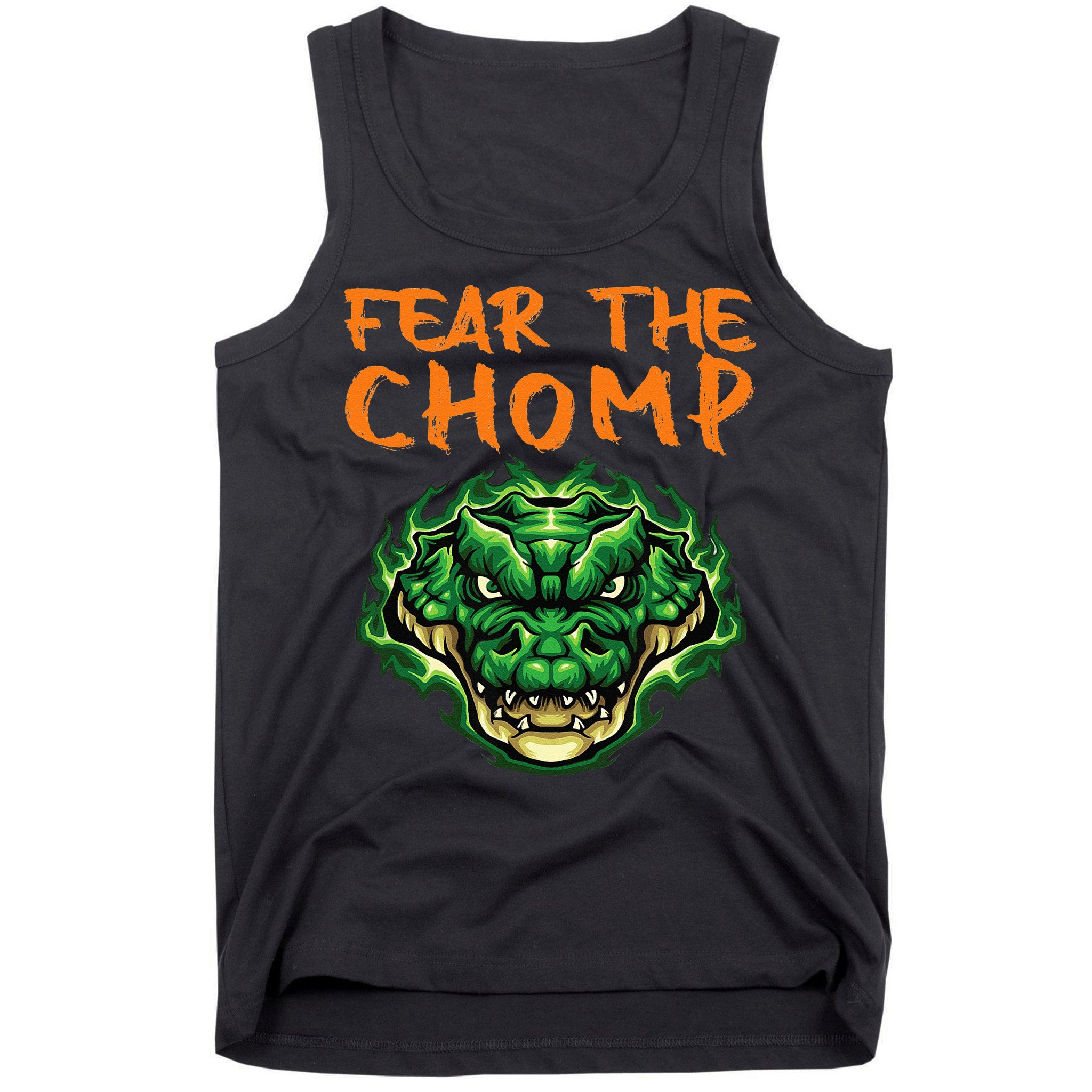 Florida Fear The Chomp Gator For Men And Women Tank Top