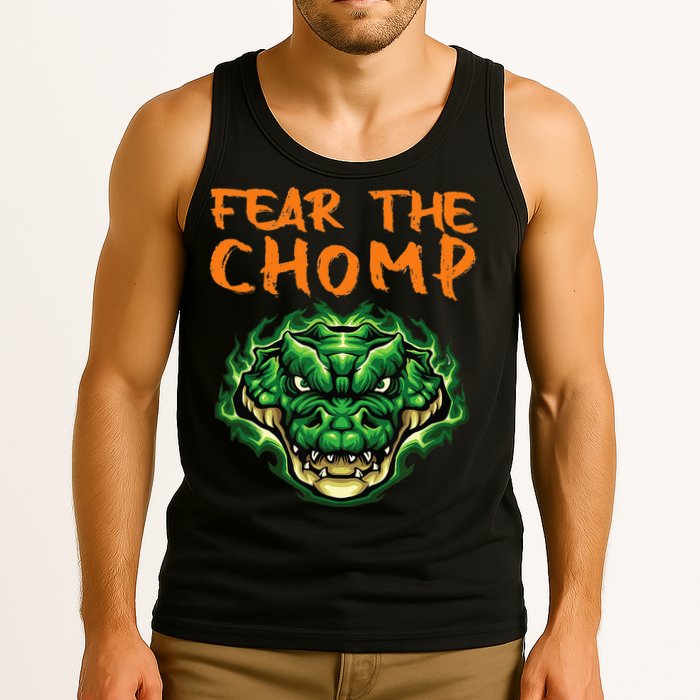 Florida Fear The Chomp Gator For Men And Women Tank Top