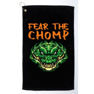 Florida Fear The Chomp Gator For Men And Women Platinum Collection Golf Towel