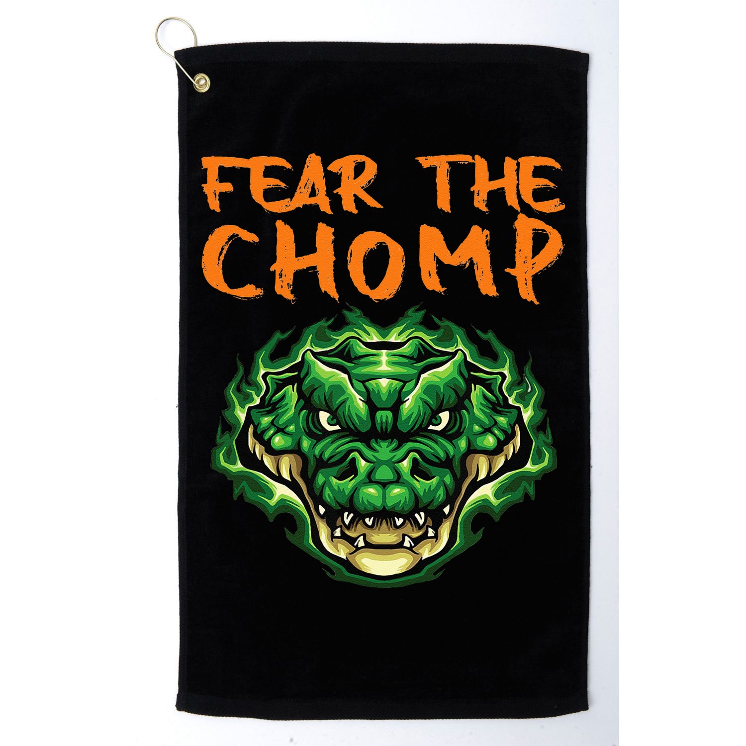 Florida Fear The Chomp Gator For Men And Women Golf Towel