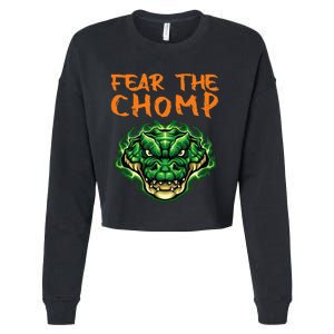 Florida Fear The Chomp Gator For Men And Women Cropped Pullover Crew