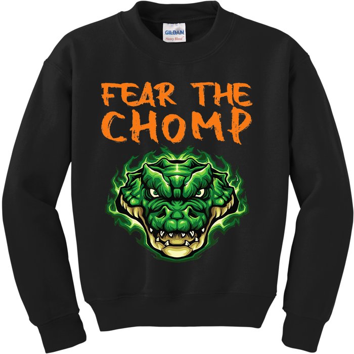 Florida Fear The Chomp Gator For Men And Women Kids Sweatshirt