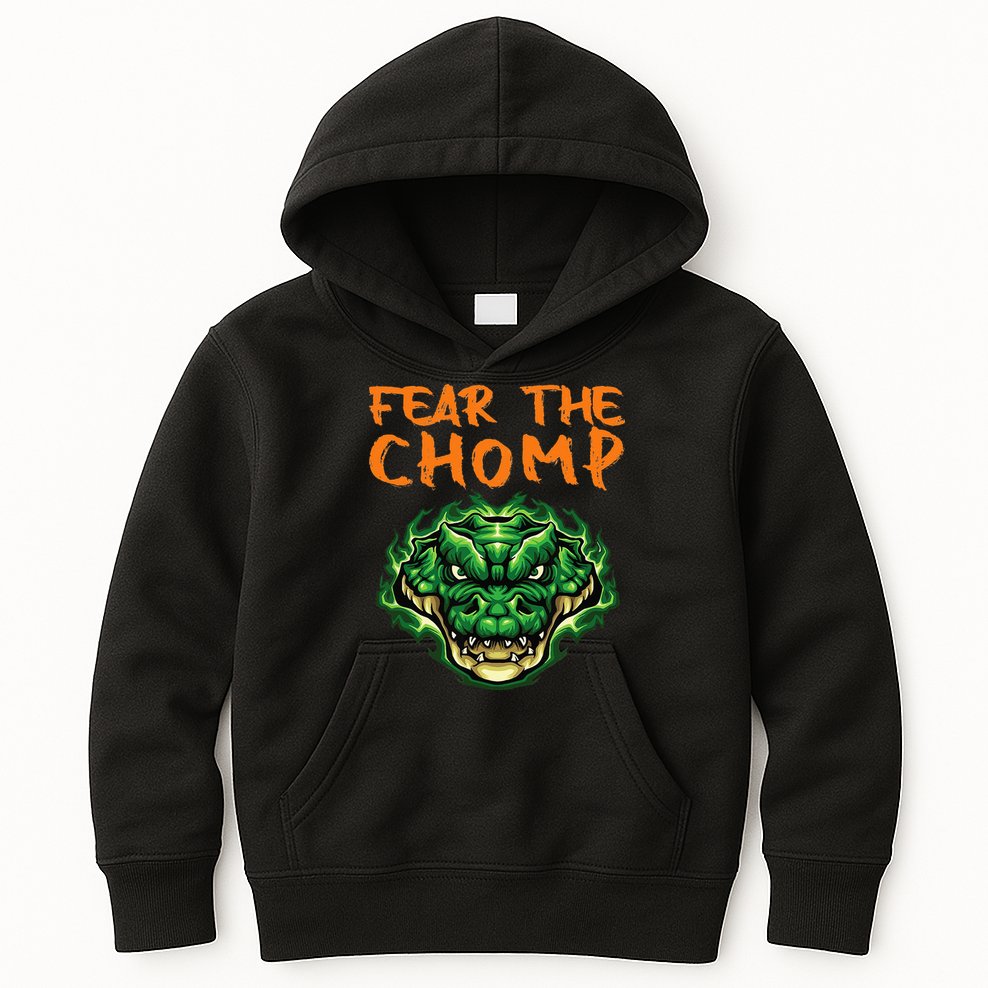 Florida Fear The Chomp Gator For Men And Women Kids Hoodie