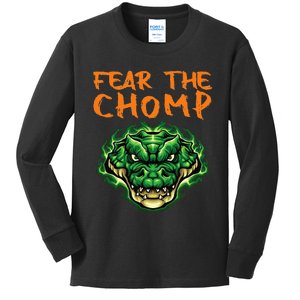 Florida Fear The Chomp Gator For Men And Women Kids Long Sleeve Shirt