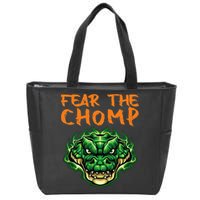 Florida Fear The Chomp Gator For Men And Women Zip Tote Bag