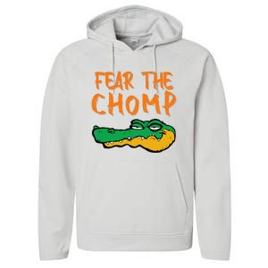 Florida Fear The Chomp Gator Performance Fleece Hoodie